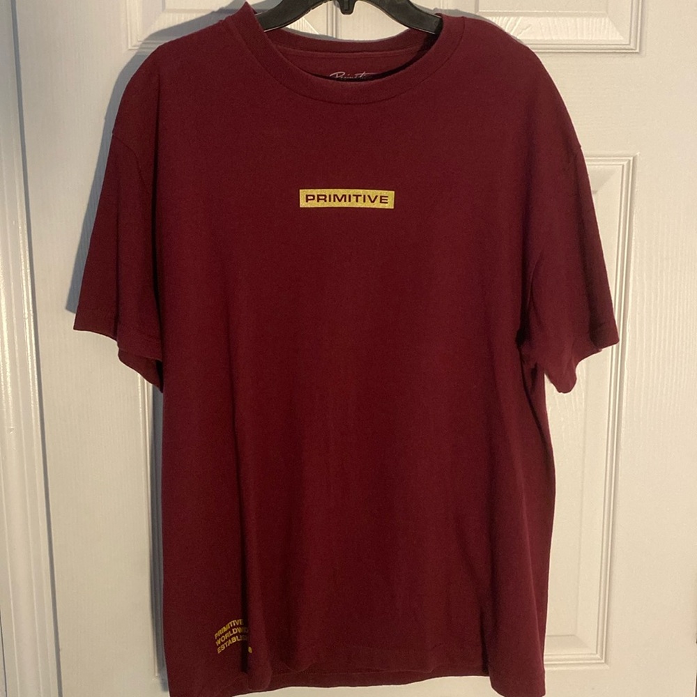 Primitive “terminator” series maroon shirt